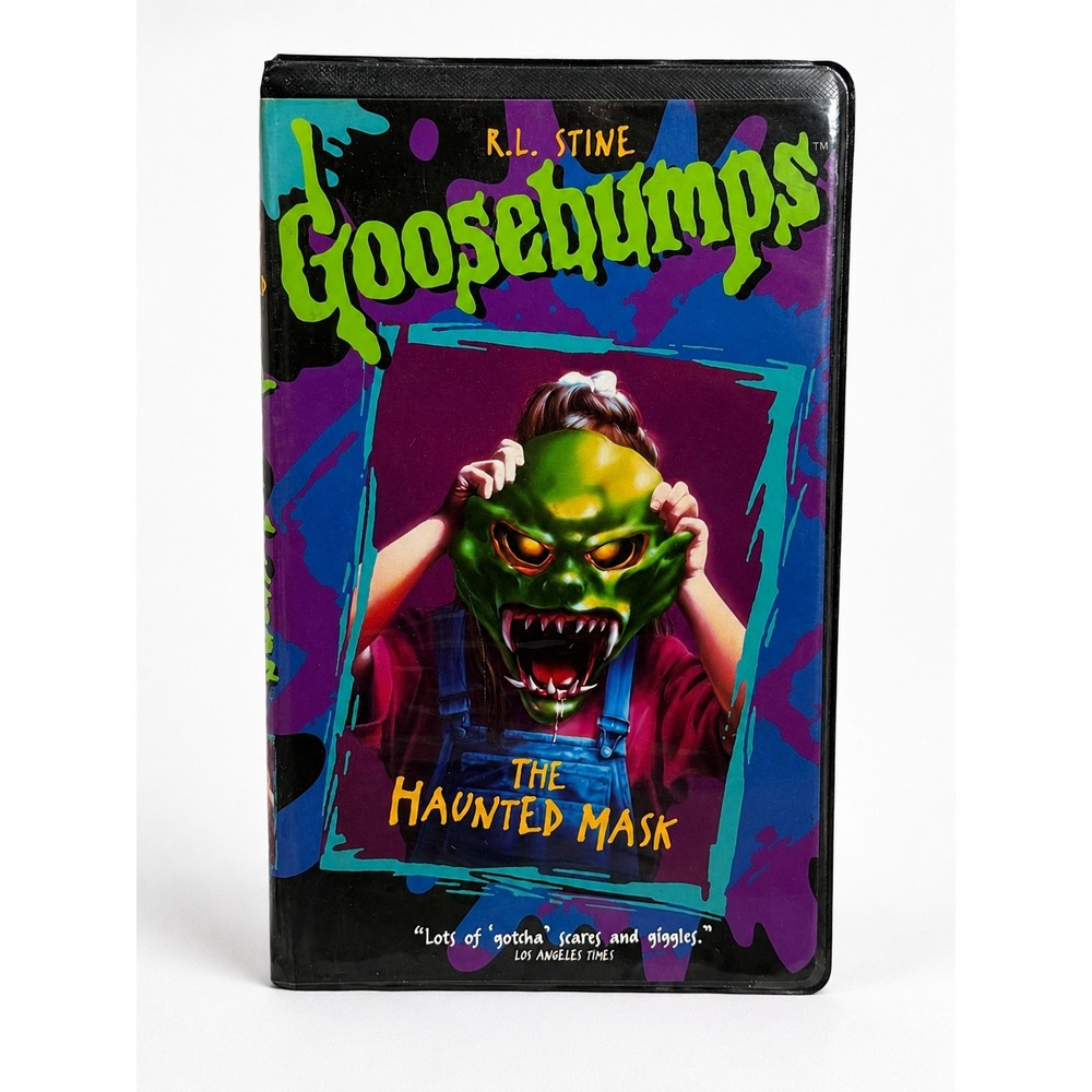 Goosebumps The Haunted Mask VHS 1996 R.L. Stine Fox Video Halloween Horror
